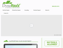 Tablet Screenshot of dynoraxx.com